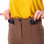 HappyStrappy.® dunkelbrauner elastischer Gürtel