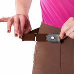 HappyStrappy.® dunkelbrauner elastischer Gürtel