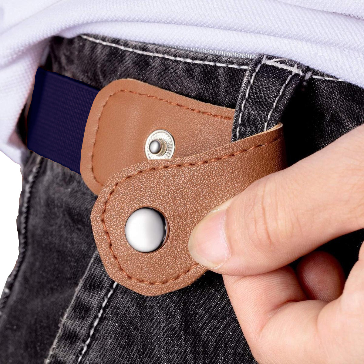 HappyStrappy.® Originele elastische kinderriem zonder gesp