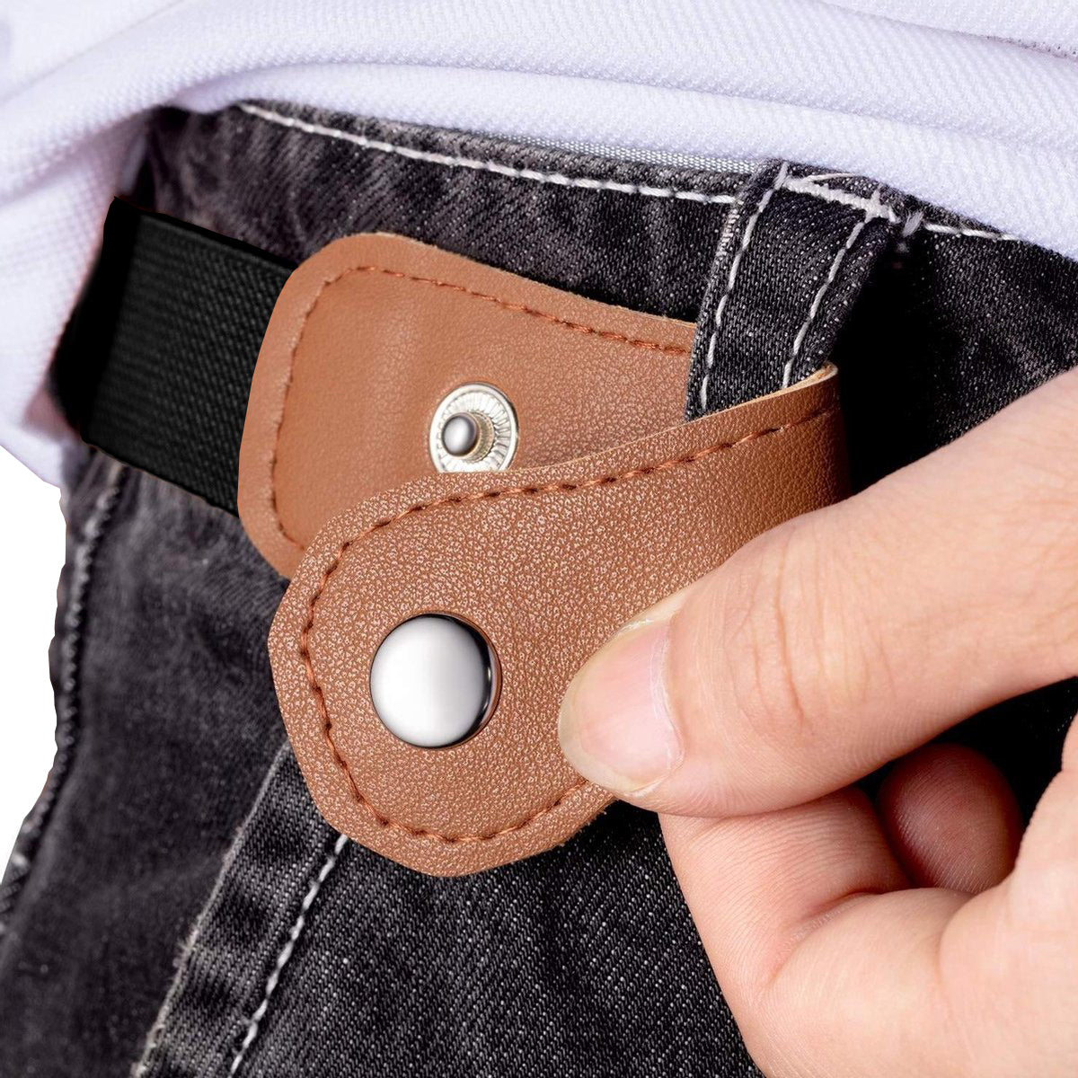 HappyStrappy.® Originele elastische kinderriem zonder gesp