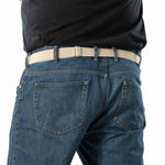 Beiger elastischer Gürtel von HappyStrappy.®