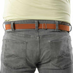 HappyStrappy.® brauner elastischer Gürtel