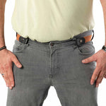 HappyStrappy.® brauner elastischer Gürtel