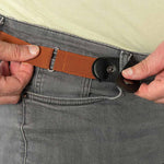 HappyStrappy.® brauner elastischer Gürtel