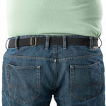 HappyStrappy.® zwarte elastische riem