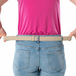 Beiger elastischer Gürtel von HappyStrappy.®