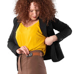 HappyStrappy.® brauner elastischer Gürtel